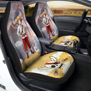 Shanks Car Seat Covers Custom One Piece Map Anime Car Accessories