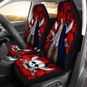 Shanks Red Hair Car Seat Covers Custom One Piece Anime Car Accessories