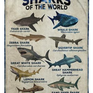 Shark Of The World Blanket