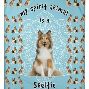 Sheltie Is My Spirit Animal Blanket