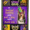 Shetland Sheepdog Mardi Gras Blanket