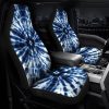 Shibori Tie Dye Car Seat Covers Custom Hippie Car Accessories