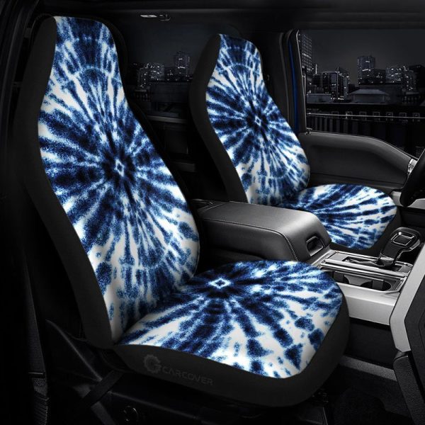 Shibori Tie Dye Car Seat Covers Custom Hippie Car Accessories