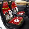 Shih Tzu Christmas Car Seat Covers Custom Car Accessories For Dog Lovers