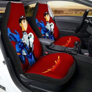 Shinji Ikari Car Seat Covers Custom NGE Car Accessories