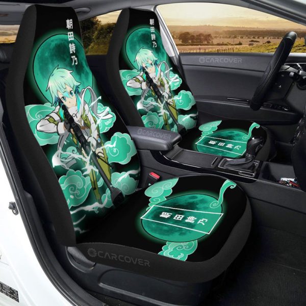 Shino Asada Car Seat Covers Custom Sword Art Online Anime Car Accessories