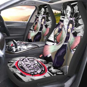 Shinobu Kochou Car Seat Covers Custom Demon Slayer Anime Car Accessories