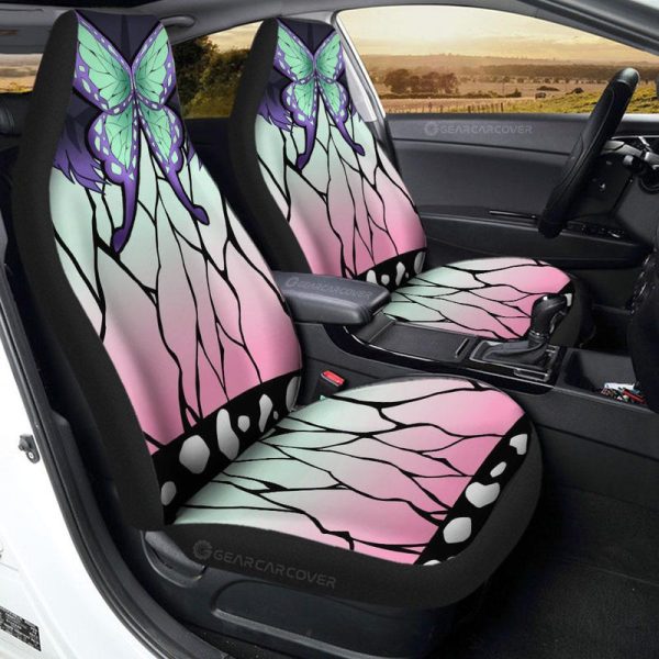 Shinobu Uniform Car Seat Covers Custom Hairstyle Car Interior Accessories