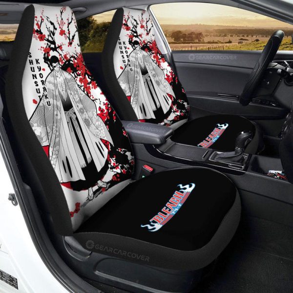 Shunsui Kyoraku Car Seat Covers Custom Japan Style Bleach Car Interior Accessories