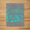 Silenzio Bruno Luca Quote Pixar’S Luca Cartoon Lovers Fleece Blanket