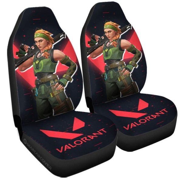 Skye Car Seat Covers Custom Valorant Agent