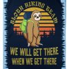 Sloth Hiking Team Blanket