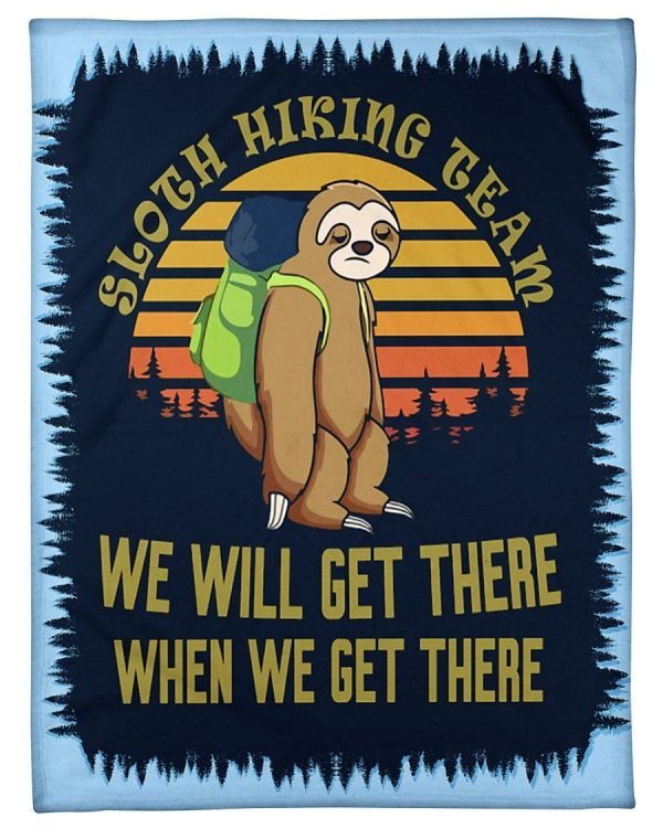 Sloth Hiking Team Blanket