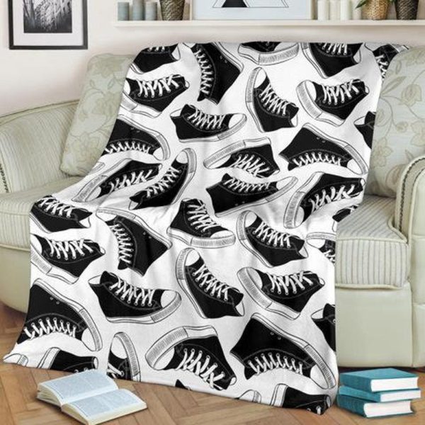 Sneakers Throw Blanket