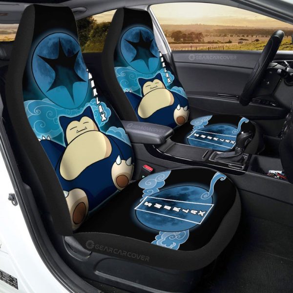 Snorlax Car Seat Covers Custom Car Accessories For Fans