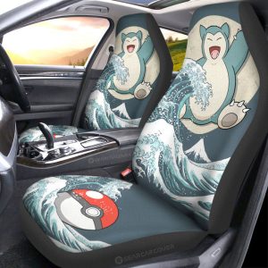 Snorlax Car Seat Covers Custom Pokemon Car Accessories