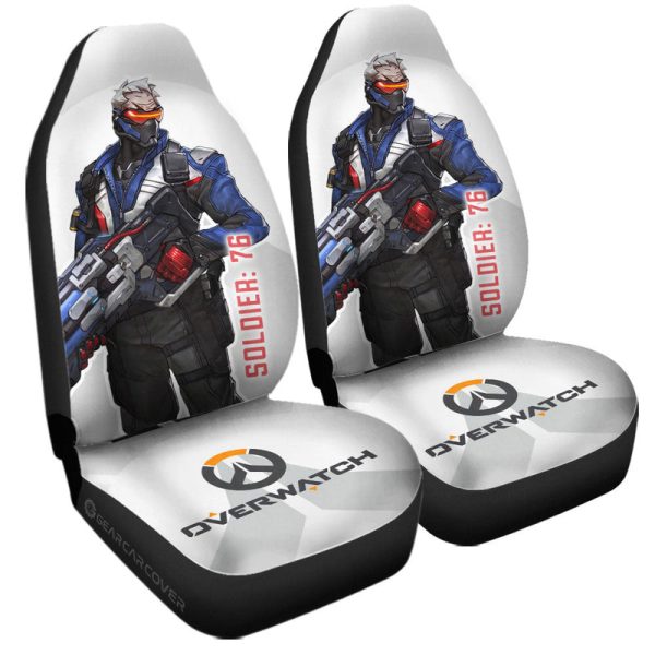 Soldier 76 Car Seat Covers Custom Overwatch