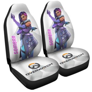 Sombra Car Seat Covers Custom Overwatch