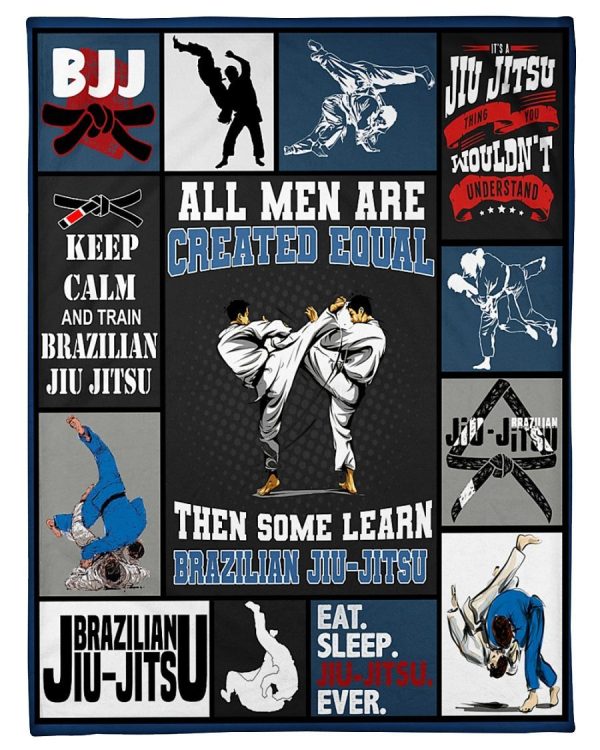 Some Men Learn Brazilian Jiu Jitsu Blanket