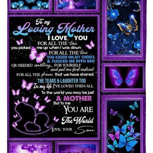 Son Gift For Loving Mother I Love You For All The Times Blanket