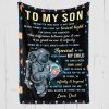 Son  – From Dad To My Son No Matter How Dark It May Seem Never Forget That Even The Tiniest Light Can Dispel The Darkness Blanket