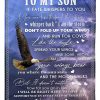 Son  – To My Son Don’T Fold Up Your Wings And Run For Cover Like The Eagle Spread Your Wings And Soar Above Blanket