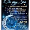 Son  – To My Son Enjoy The Ride And Never Forget Your Way Back Home I Can Promise To Love You For The Rest Of My Life Blanket