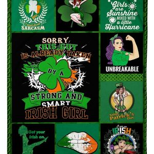 Sorry Taken Smart Irish Girl Blanket