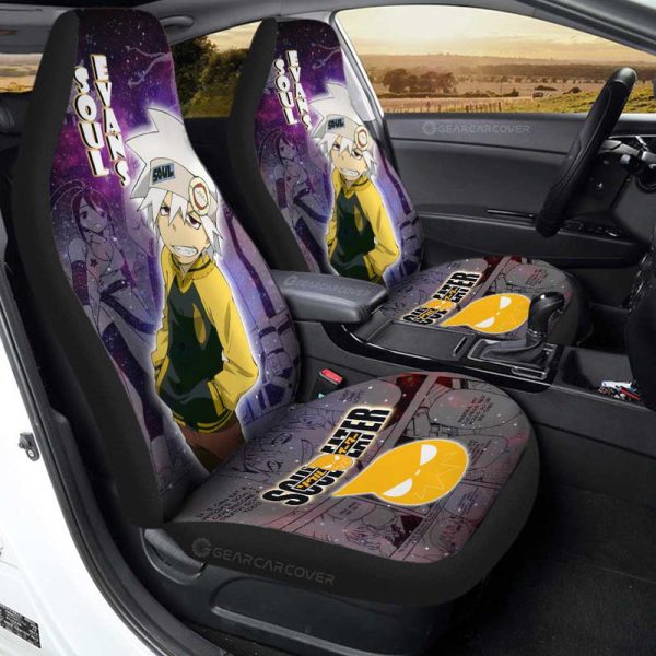 Soul Evans Car Seat Covers Custom Soul Eater Anime Manga Galaxy Style