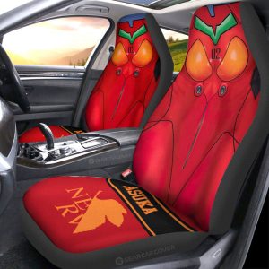 Souryuu Asuka Langley Car Seat Covers Custom NGE Car Interior Accessories