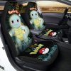 Squirtle Car Seat Covers Custom Tie Dye Style Anime Car Accessories