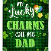 St Patrick Call Me Dad Blanket