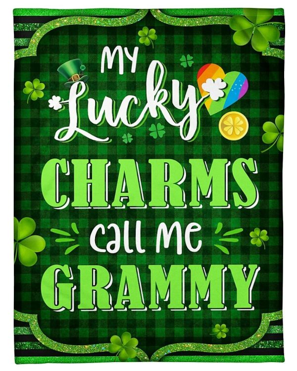 St Patrick Call Me Grammy Blanket