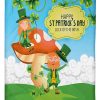 St Patrick Clovers Fungus Luck Of Irish Blanket