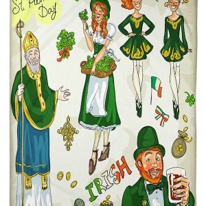 St Patrick Is Day Irish Blanket