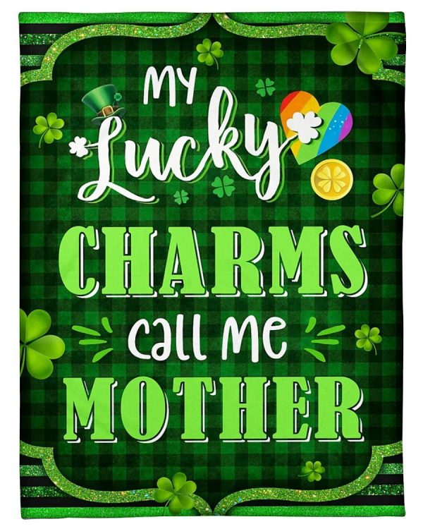 St Patrick My Lucky Call Me Mother Blanket