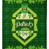 St Patricks Frame And Leprechaun Hat Blanket