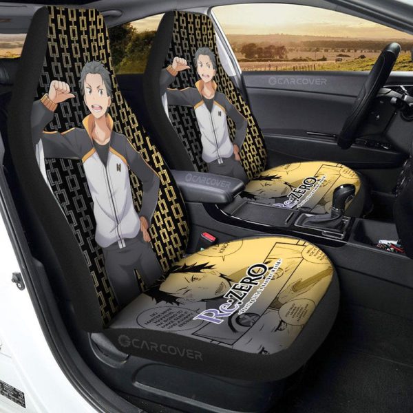 Subaru Natsuki Car Seat Covers Custom Re:Zero Anime Car Accessories