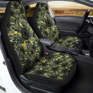 Sunflower Car Seat Covers Custom Car Decoration