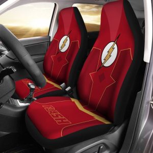 Super Hero Flash Car Seat Covers Custom Car Interior Accessories