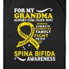 Support Cure Faith Hope Spina Bifida Awareness Gifts For My Grandma Blanket