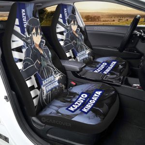 Sword Art Online Kazuto Kirigaya Car Seat Covers Custom Anime Car Interior Accessories