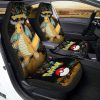 Sylveon Car Seat Covers Custom Tie Dye Style Anime Car Accessories