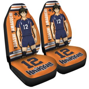 Tadashi Yamaguchi Car Seat Covers Custom Haikyuu Anime Car Accessories