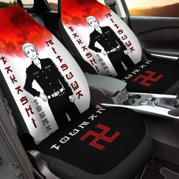 Takashi Mitsuya Car Seat Covers Custom Anime Tokyo Revengers Car Accessories