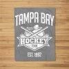 Tampa Bay Hockey Team Vintage Florida Est 1992 The Bolts Fleece Blanket