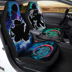 Tanjiro And Giyuu Car Seat Covers Custom Demon Slayer Anime