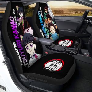 Tanjiro And Kanao Car Seat Covers Custom