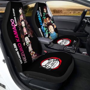 Tanjiro And Nezuko Car Seat Covers Custom