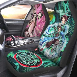 Tanjiro And Nezuko Car Seat Covers Custom Car Accessories